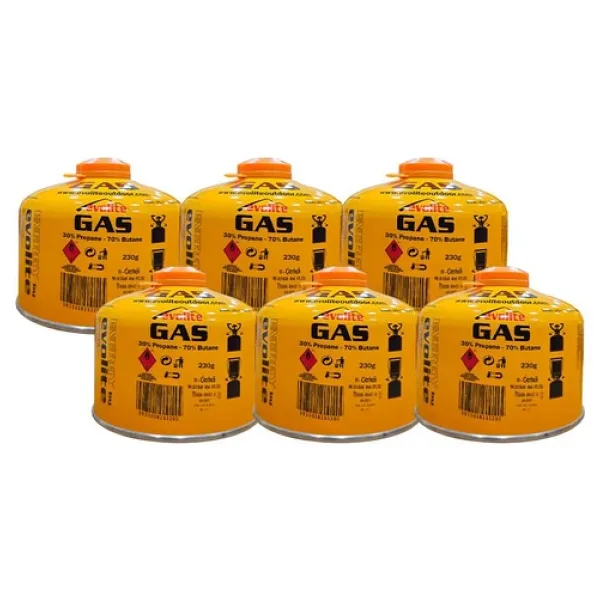 Evolite 230 gr 6 Adet Gaz Kartuşu