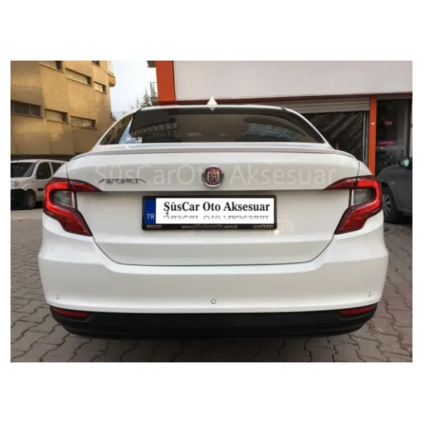 Fiat Egea Bagaj Üstü Slim Spoiler Parlak Beyaz