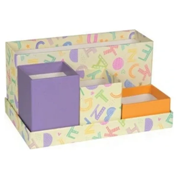 Gıpta Masa Üstü Organizer Set Alphabet 4 Havuzlu Small ORG1959