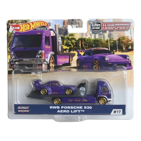 Hot Wheels Premium Team Transport #17 Rwb Porsche 930 Aero Lift