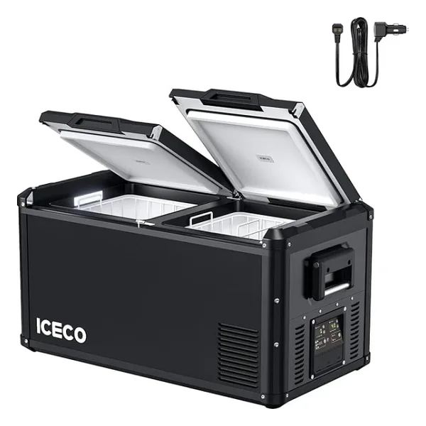 Iceco VL75PROD 12-24 V 75 lt Çift Bölmeli Kompresörlü Araç Buzdolabı