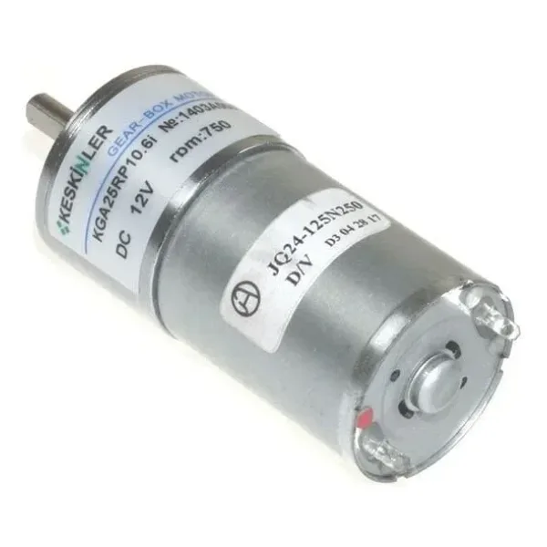 KGA-25 12V 50Rpm Redüktörlü Dc Motor