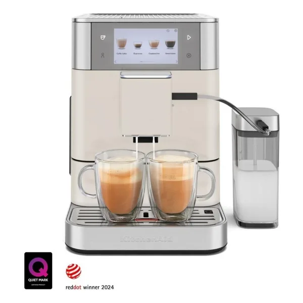 KitchenAid KF8 5KES8558EPL Porcelain White Tam Otomatik Espresso Makinesi