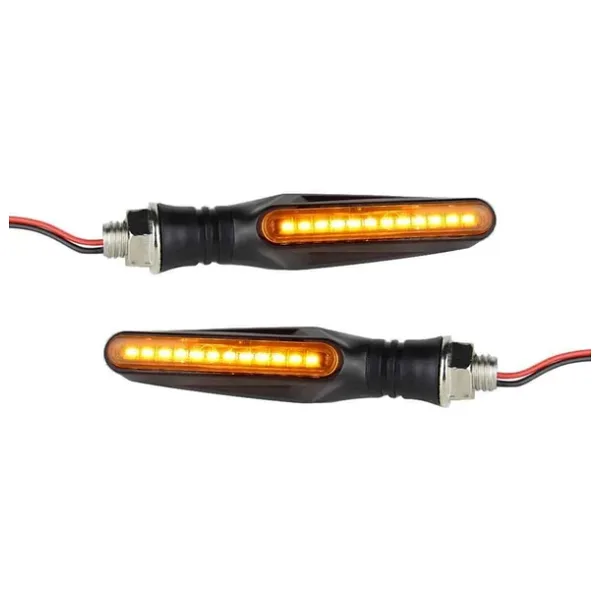 Led Sinyal Kayar (Sarı) İkili Takım