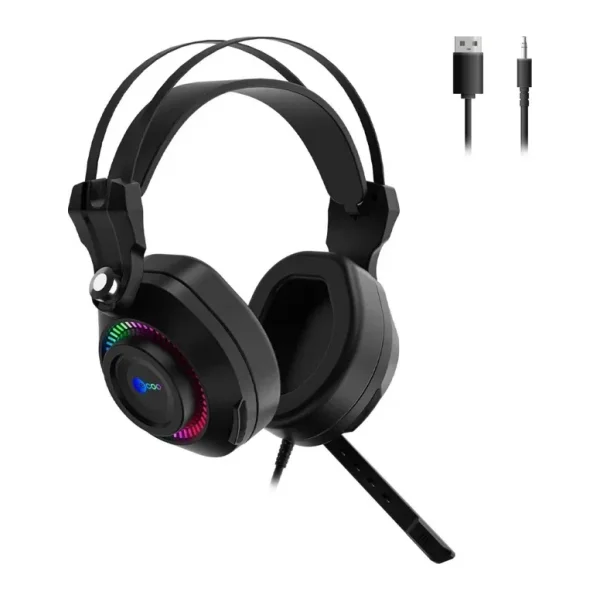 Lenovo Lecoo HT405 RGB Kablolu Kulak Üstü Oyuncu Kulaklığı