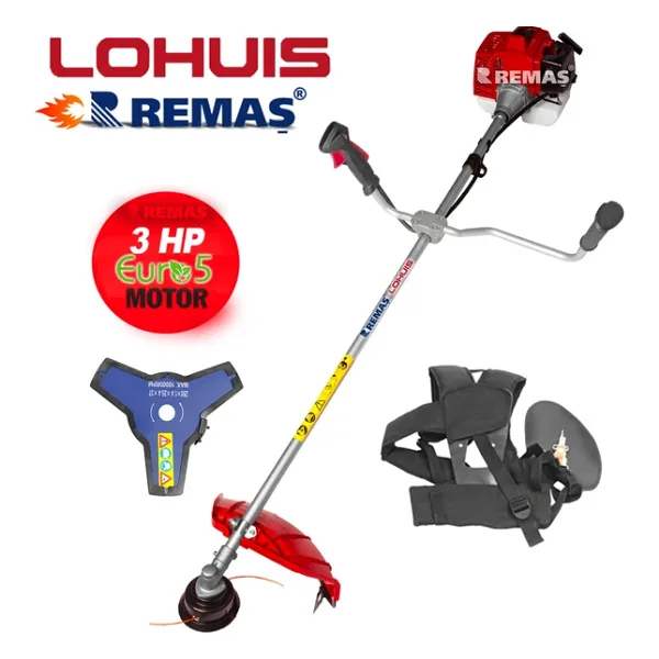 Lohuis Remaş Cg63 Benzinli Motorlu 3 Hp Yan Tırpan Ot Çalı Tırpanı