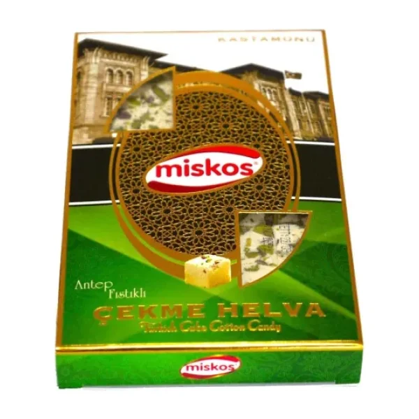 Miskos Antep Fıstıklı Vakumlu 240 gr Çekme Helva
