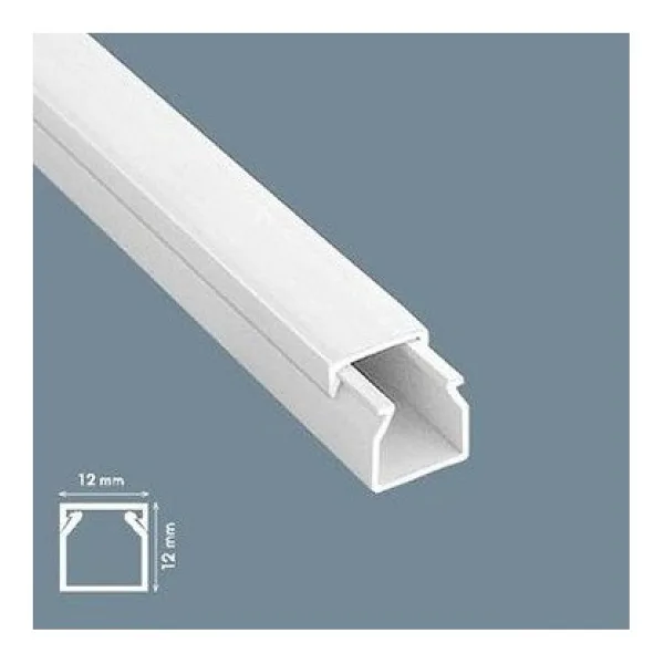 Mutlusan 60X40 Yapışkansız Kablo Kanalı 40 Metre - Beyaz