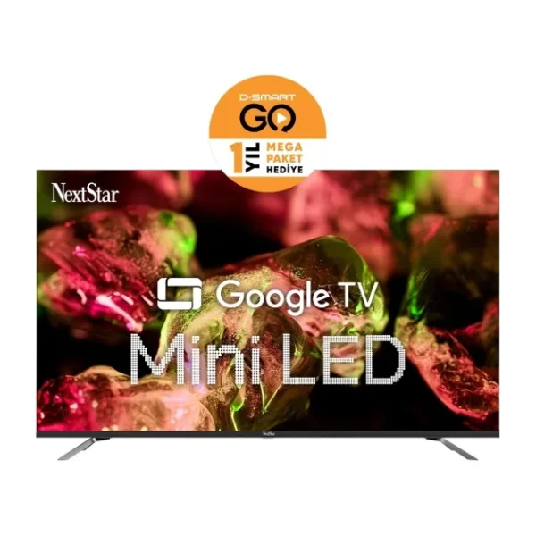 NextStar YE-55IDG11 4K Ultra HD 55" 140 Ekran Uydu Alıcılı Google Smart Mini LED TV