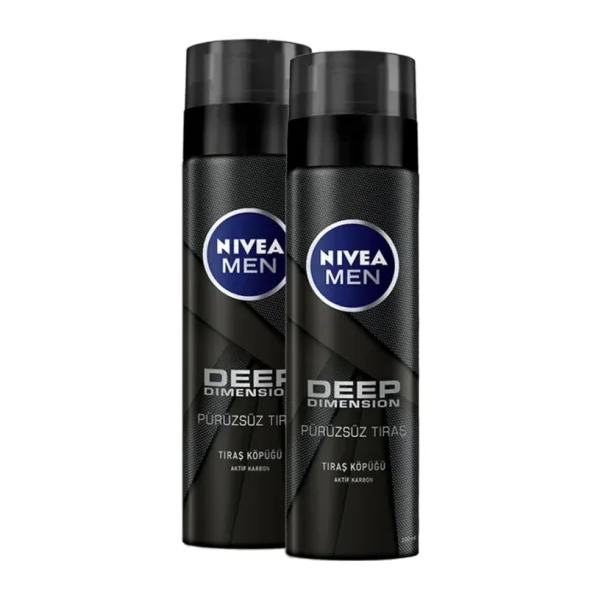 Nivea Men Deep Dimension Kusursuz 200 ml 2 Adet Tıraş Jeli
