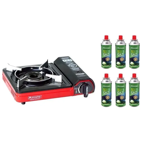 Orcamp CK-505 Portatif 227 gr 6 Adet Kartuşlu Kamp Ocağı