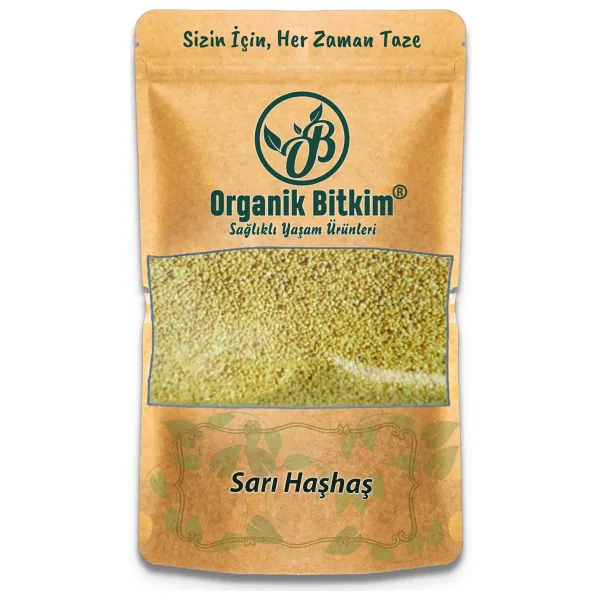 Organik Bitkim Sarı Haşhaş 1 kg