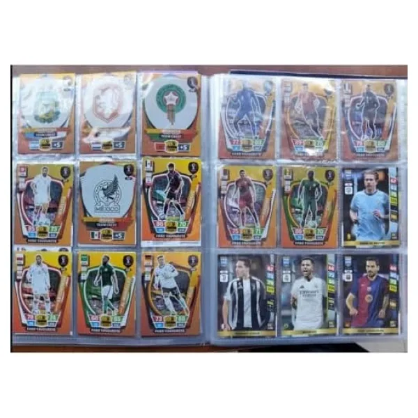 Panini Futbolcu Kartları Koleksiyon Oyun Kartı Albümü, 540 Kartlık Kapasite