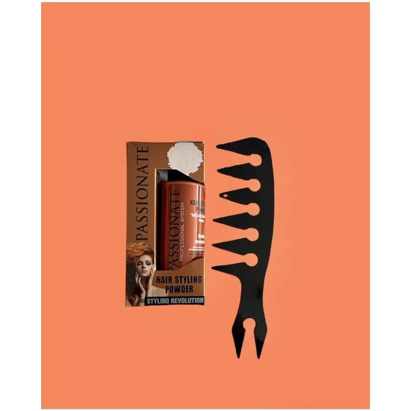 Passionate Saç Şekillendirici Pudra Güçlü Toz Mat 20 Gr + Şekil Tarak 2 Li Set