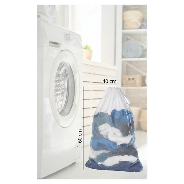 Pazar Kapısı Çamaşır Yıkama Filesi Mega Boy 40x60 Cm