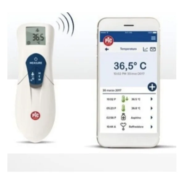 Pic Solution Thermodiary Head Bluetooth Temassız Ateş Ölçer
