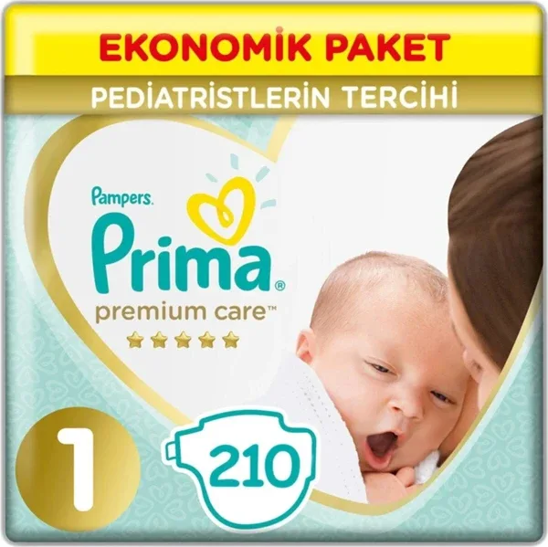 Prima Premium Care 1 Numara Yenidoğan 70'li 3 Adet Bebek Bezi