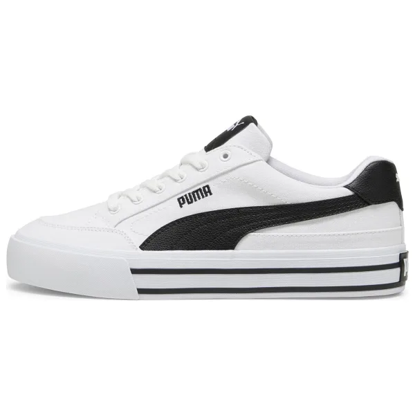 Puma Court Classic Vulc FS 396353-02 Beyaz-Siyah Spor Ayakkabı
