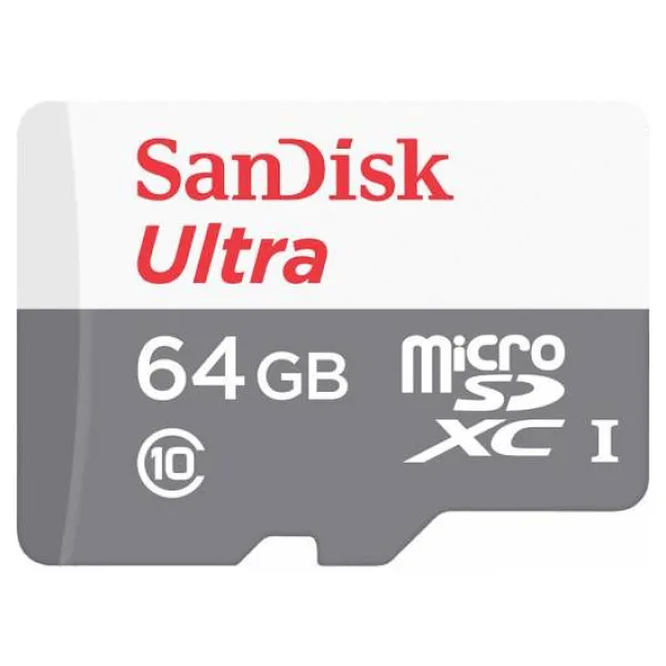 SanDisk 64 GB Micro SD Ultra Adaptörsüz SDSQUNB-064G-GN3MN Hafıza Kartı