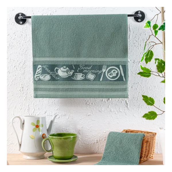 Schafer Home Himmel Yeşil 40x60 cm 2'li Kurulama Bezi