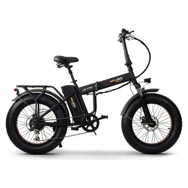 Skyjet Nitro Siyah 250 W Katlanabilir Elektrikli Bisiklet