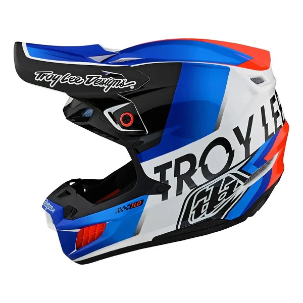 Smk Tld Se5 Composite W/mips Qualifier Cross Kask - XL - Mavi - Beyaz