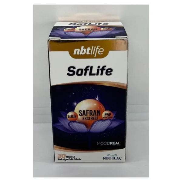 Store Fullf Nbt Life Saflife Kapsül, 30 Adet, Safran Ekstresi ve B6 Vitamini Içeren Takviye - --