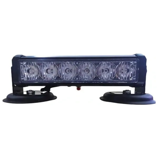 Tepe Cakar Lamba Miknatisli Vantuzlu 21 Fonksiyonlu 15,5Cm 6 Ledli Kirmizi-Mavi Usb-Fis Sarjli-Kumandali Adet / Lapa118-2