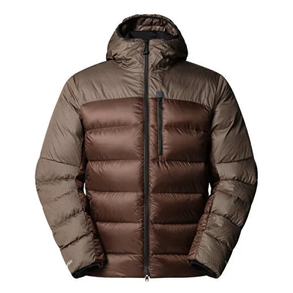 The North Face Kalix NF0A8D1Y1OI1 Kapüşonlu Kaz Tüyü Kahverengi Erkek Şişme Mont