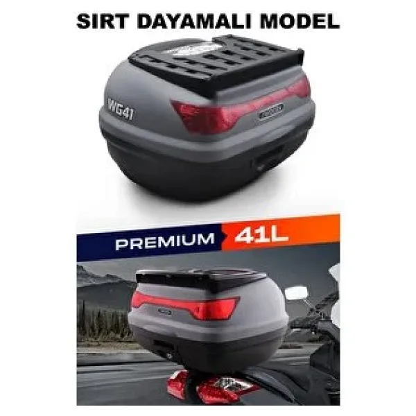 Wogen WG41 Premium Arka Çanta 41 Litre (Nardo Gri) + Karbon Dizlik Hediye