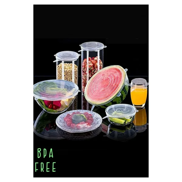 Yayke Pratik 4Lü Içli Köfte Kalıbı Aparatı(Siyah) 6 Boy Gıda Koruyucu Silikon Kapak Saklayıcı Bone