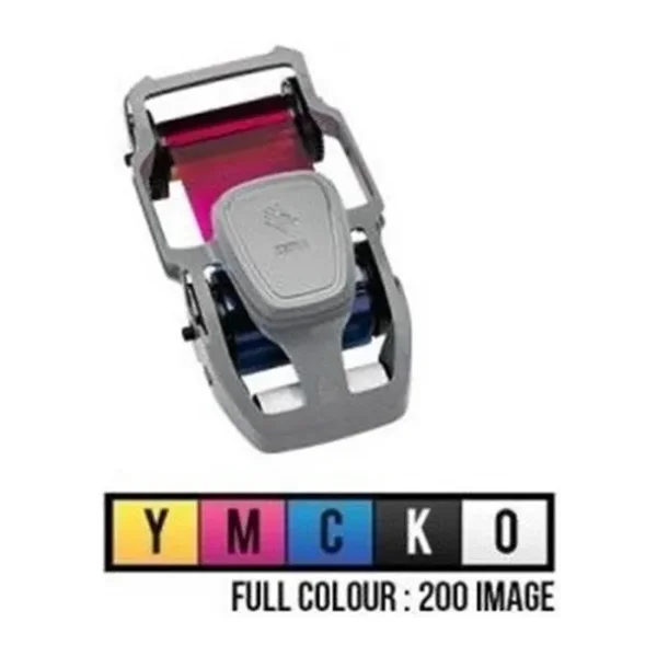 ZEBRA 800300-250EM ZC100/ZC300 UYUMLU TEK YÜZ 200 BASKI RENKLİ RİBON