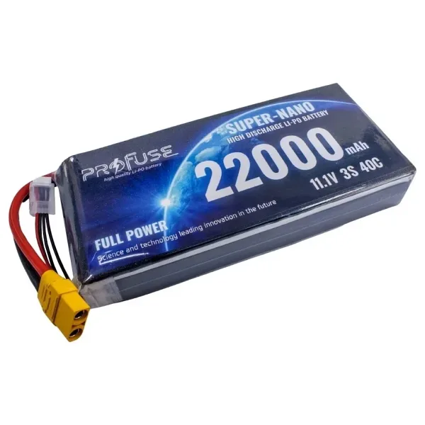 11.1V 3S 22000mAh 40C Lipo Batarya