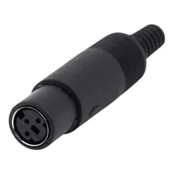 3 Pin Dişi Mini DIN Konnektör