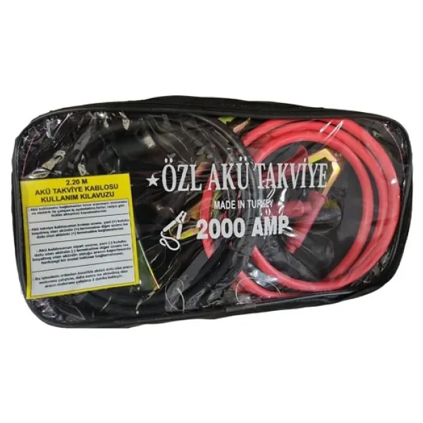 Akü Takviye Kablosu 2000 Amper