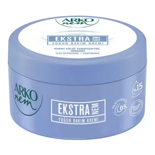 Arko Temel Bakım Ekstra Nem Kavanoz Nemlendirici Krem 250 ml