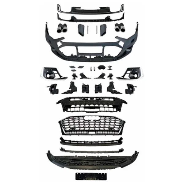 Audi A8 Body Kit Tampon Seti 2022+ Görünüm 2017 / 2021