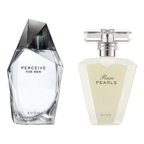AVON Perceive Edt 100 Ml Erkek + Rare Pearls Edp 50 Ml Kadın 2li Set