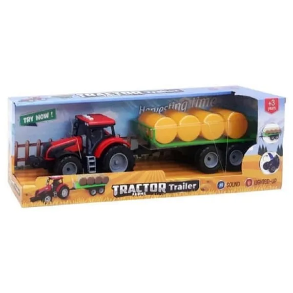 AYATOYS Oyuncak Pilli Balyalı Traktör 40289