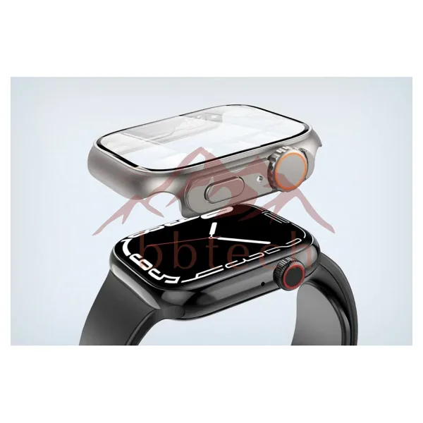 bbtech Apple Watch Series 11 46mm Ultra Dönüştürücü Kasa ve Ekran Koruyucu S11i Ultraya Çevirici Adaptör