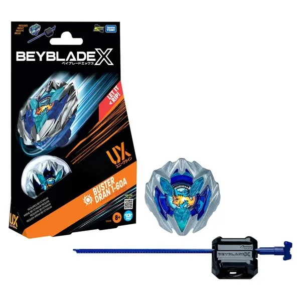Beyblade X UX Buster Dran 1-60A Saldırı (Attack) Tipi Beyblade + Fırlatıcı