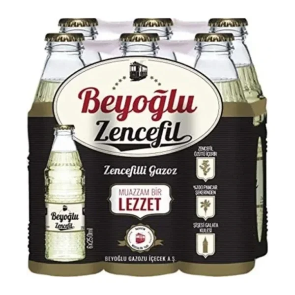 Beyoğlu 250 ml 6'lı Zencefilli Gazoz