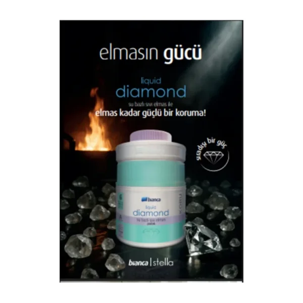 Bianca Liquid Diamond 600 ml Su Bazlı Vernik