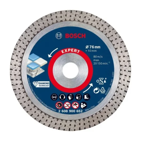Bosch 2608900652 Expert 76 mm GWS 12 Uyumlu Seramik Kesme Diski