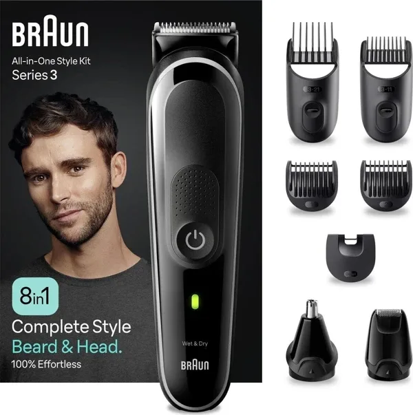 Braun Series 3 MGK3440 8'i 1 Arada Erkek Bakım Seti