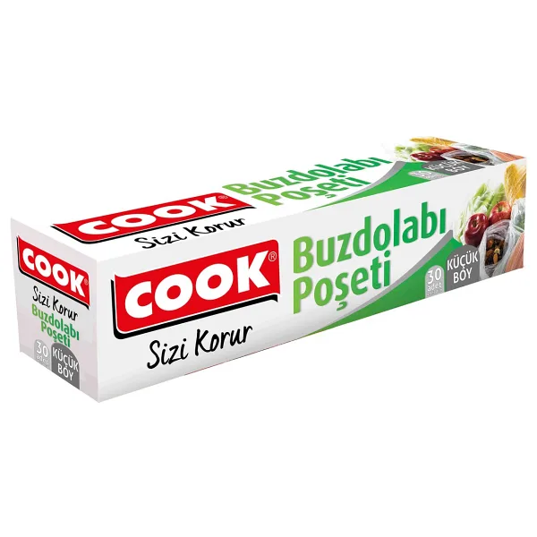 Cook Küçük Boy Buzdolabı Poşeti 30'lu