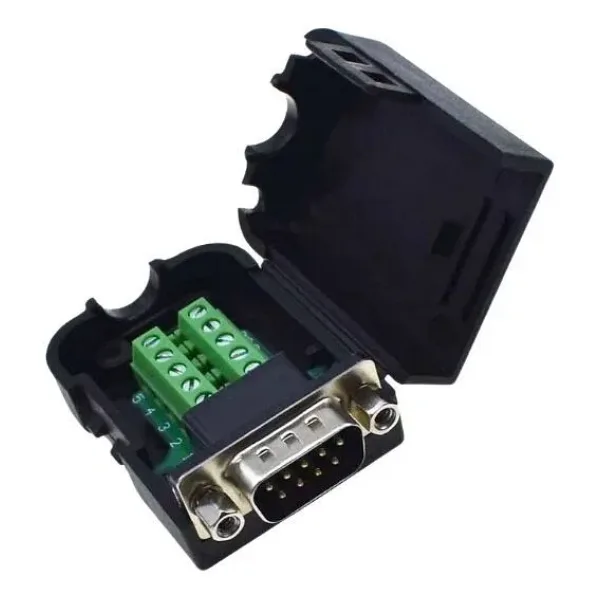 D-Sub DB9 9-Pin Erkek Terminal Block Adaptörü