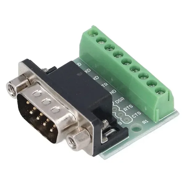 DB9 9-Pin Erkek Terminal Block Adaptörü