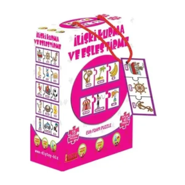 Diytoy İlişki Kurma ve Eşleştirme Puzzle