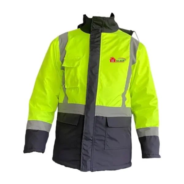 Ennalbur Reflektörlü Parka Sarı Lacivert Small